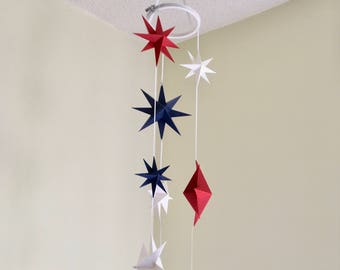 Star Baby Mobile All American Nursery Decoration