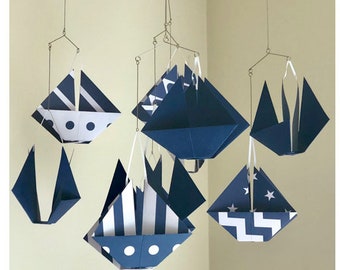 Custom Sailboat Baby Mobile Made to Order