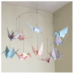 Custom Origami Crane Mobile Made to Order image 1