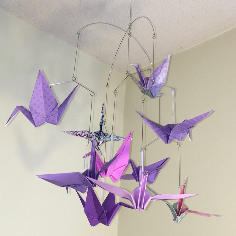 Custom Origami Crane Mobile Made to Order image 2