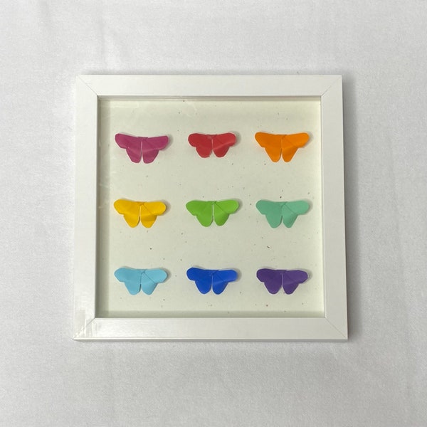 Butterfly Shadow Box Wall Art Etsy