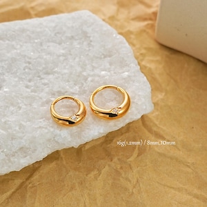 Surgical Steel Thick Septum Ring/16G CZ Segment Nose Ring Hoop/Cartilage/Daith/Conch/Hoop Earring/ Chunky Septum Hoop/Nose Piercing Jewelry