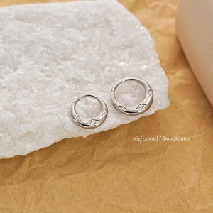 Argola de septo grossa 16G com zircônia cúbica transparente/aro de nariz de aço cirúrgico/cliker de segmento articulado/cartilagem/concha/brinco de argola de hélice/joia de septo grosso