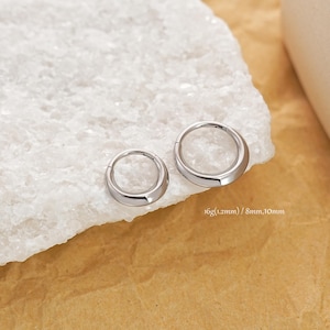 16G Surgical Steel Chunky Septum Ring/Hinged Segment Septum Clicker/Cartilage/Conch/Helix Earring Hoop/Thick Septum Jewelry/Septum Piercing