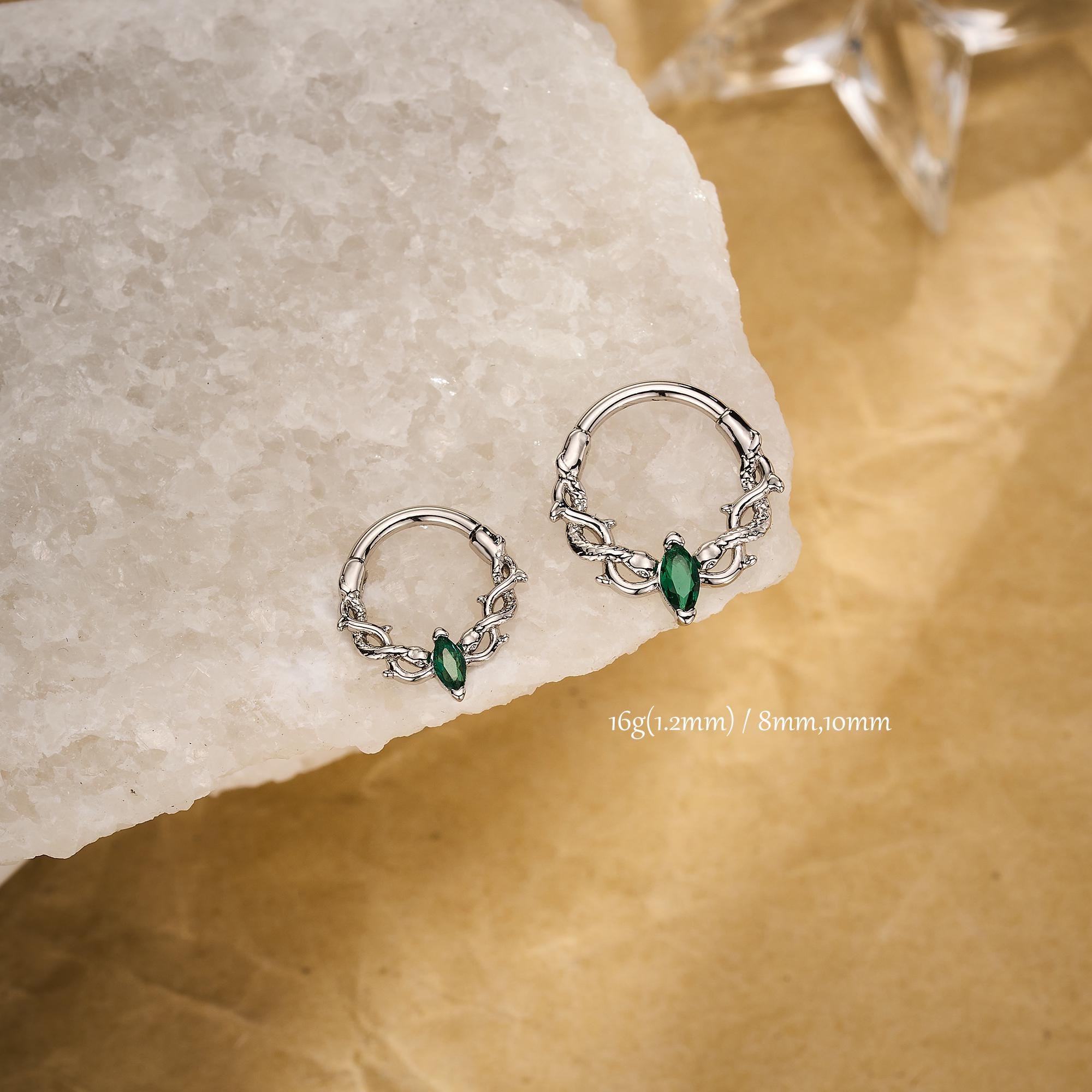 Orecchini A Cerchio Argento Sterling 925 Fascia Larga Con Zirconi, 15x4 Mm - Regalo