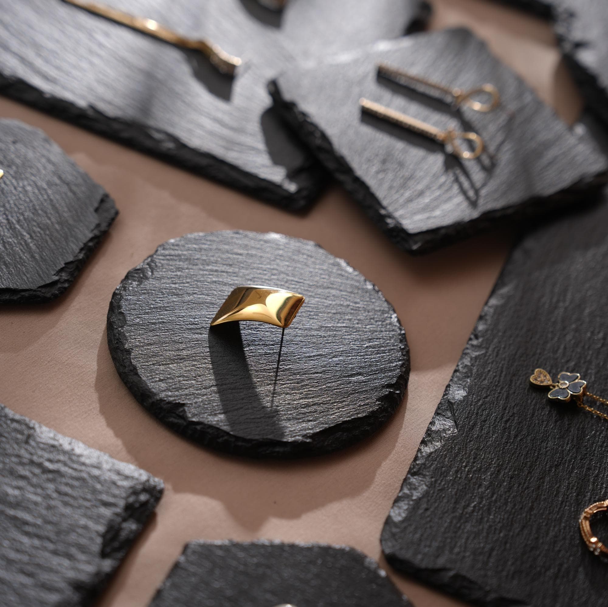 Black Slate Jewelry Display Set: Boutique Showcase Organizer - Etsy