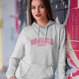 Snuggle Weather Hoodie | Cozy Fall Winter Sweatshirt | Autumn Warm Comfy Hoodie | Cute Snuggly Pullover | Perfect Gift for Her