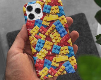 Toy Bricks Snap Case Building Bricks Slim Case for iPhone 16 15 14 13 12 Pro Max Samsung Galaxy s24 s23 s22 Google Pixel plus more options