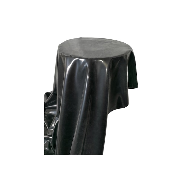 Latex Meterware Schwarz, 2 Meter Breit - IUJLEO