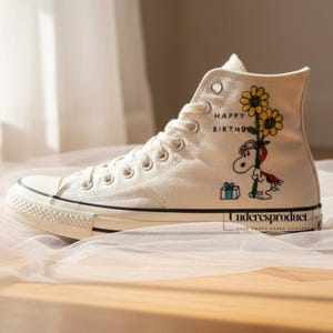 Baskets Converse Chuck Taylor 1970s Tournesol brodées à la main