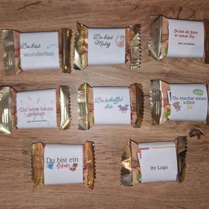Hanuta Mini con fascetta – Grazie personalizzabile per ogni occasione