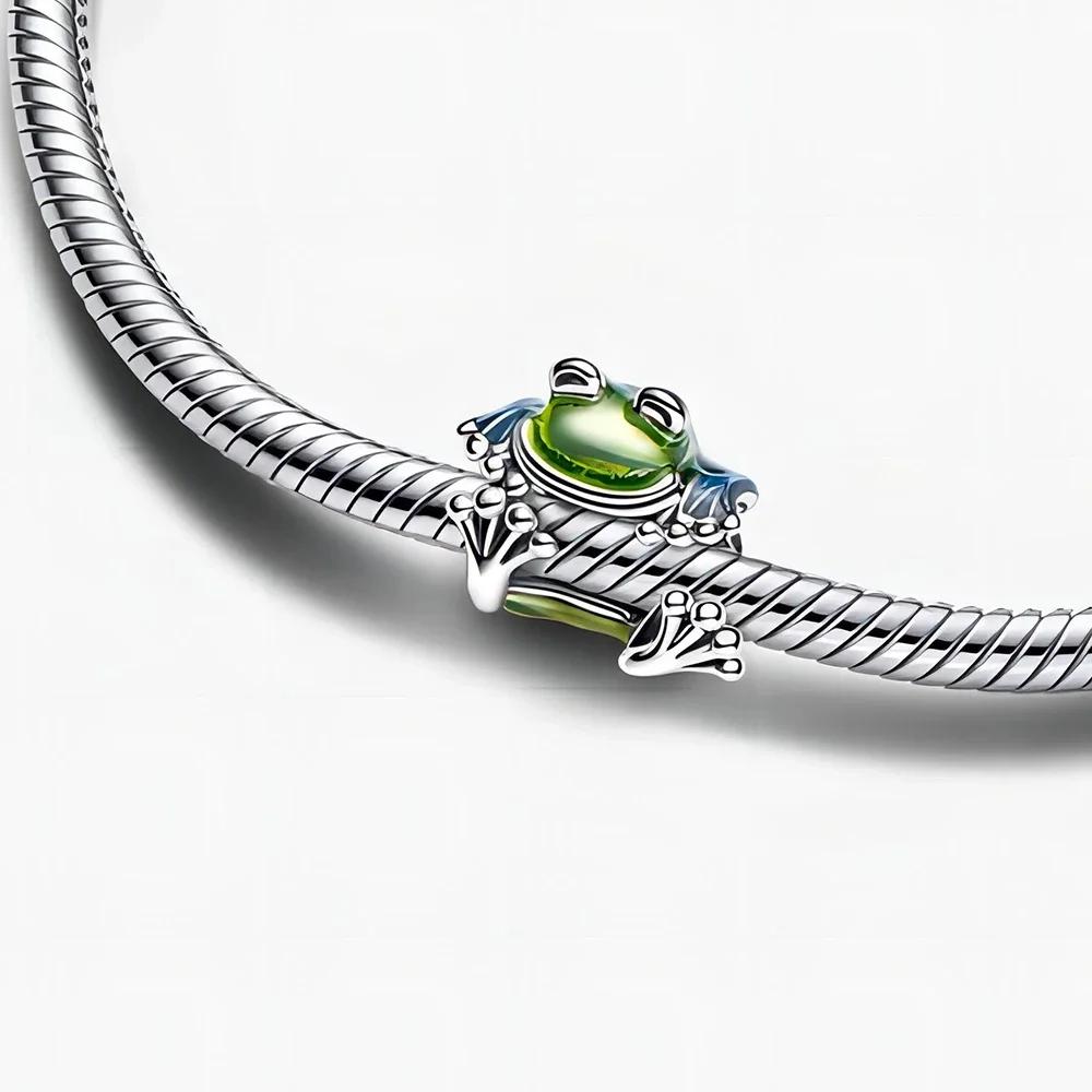 PANDORA シルバー　ブレスレット　チャーム13個付　カエル　天使　ブーツ Pandora frog charm - Etsy 日本