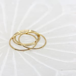 Sterling Silver or Gold Filled Knuckle Ring, Boho Midi Ring, Simple Layering Ring, Midi Finger Ring, Pinky Ring // BB-R006