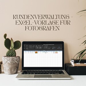 Customer Management - CRM Excel Template for Photographers | Project Management & Customer Management | Colorful, clear, customizable