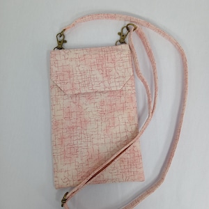 Crossbody Phone Bag, Smartphone Bag, Adjustable Strap Crossbody Mobile Phone Bag, Cell Phone Bag with zippered pocket, Small Messenger Bag
