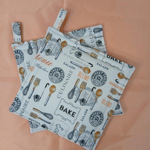 Pot Holder Set of 2, Heat Resistant Hot Pad, Thermal Insulated Potholder