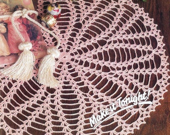 Crochet Easy Accent Doily Vintage Pattern