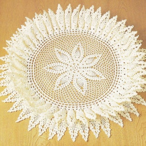 Crochet Centerpiece Doily Vintage Pattern