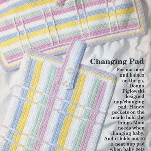 Baby Changing Pad Vintage Crochet Pattern