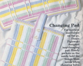 Baby Changing Pad Vintage Crochet Pattern