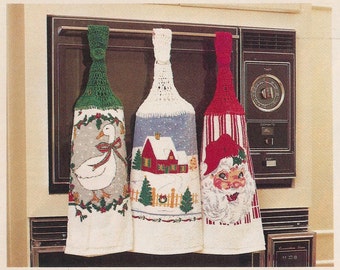 Holiday Towels Vintage Crochet Pattern