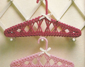 Fancy Hangers, Crochet Vintage Pattern