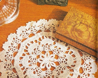 Crochet Small Dainty Doily Vintage Pattern