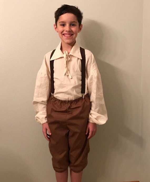 Boys Colonial Pioneer Civil War Boy's Colonial Costume Etsy