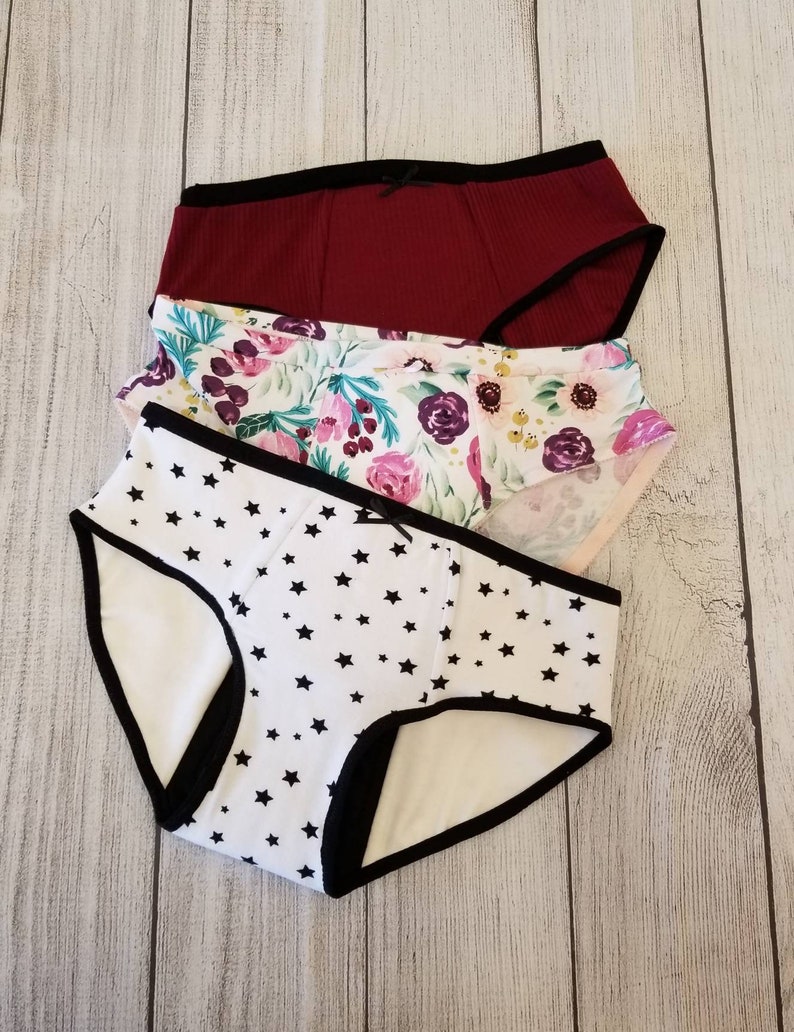 Girls period panties period underwear for tweens period Etsy