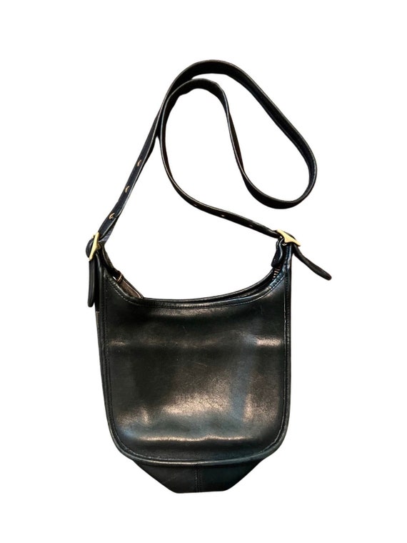 Vintage COACH Legacy Janice Black Leather Bag - image 1
