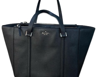 Kate Spade Black Large Tote Bag