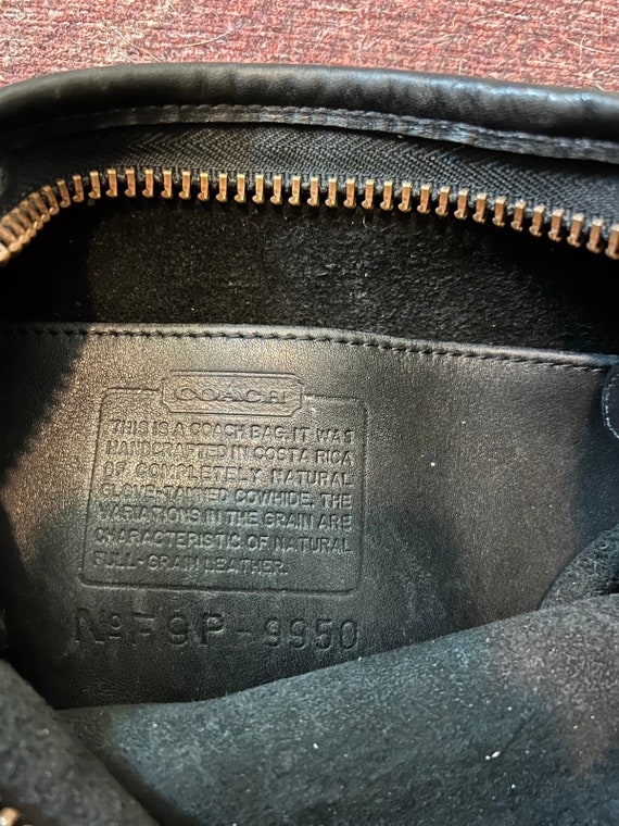 Vintage COACH Legacy Janice Black Leather Bag - image 6