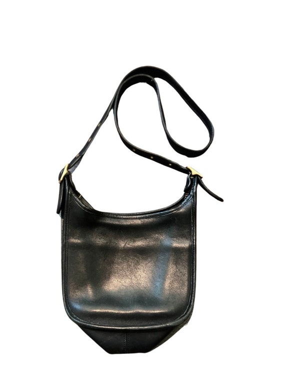 Vintage COACH Legacy Janice Black Leather Bag - image 3