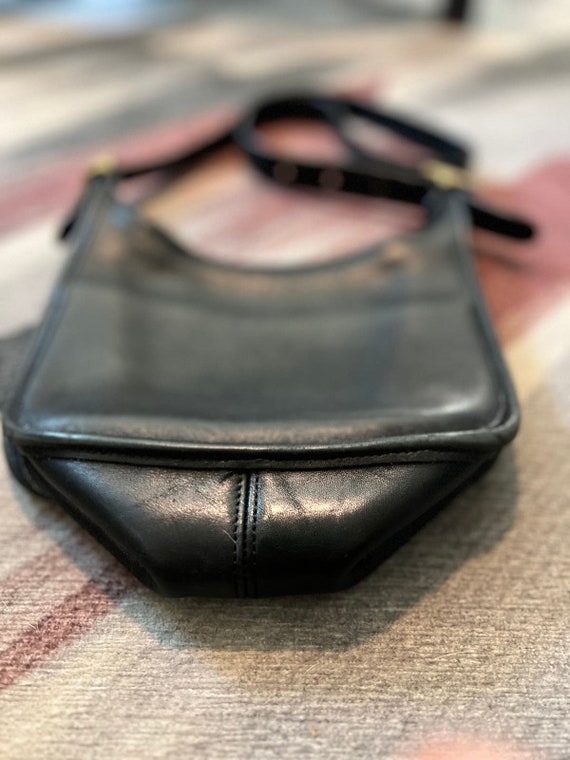 Vintage COACH Legacy Janice Black Leather Bag - image 7
