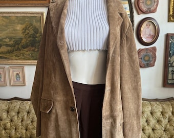 Vintage Pendleton Suede Jacket Ladies Size: XL
