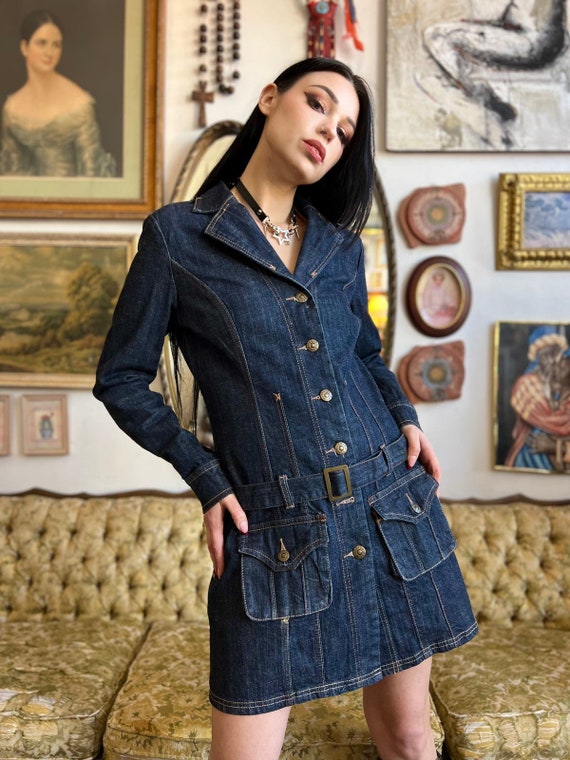 Y2k Jou Jou Denim Dress Sz. Medium