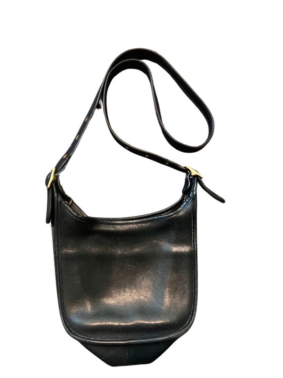 Vintage COACH Legacy Janice Black Leather Bag - image 4