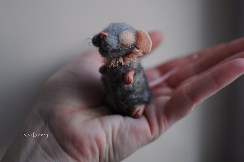 Wool felt mice Felted Mouse Felt Toy Miniature Needle felted Etsy