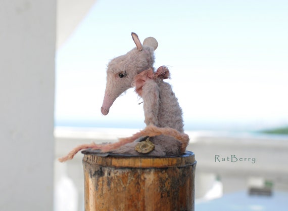 realistic stuffed mouse