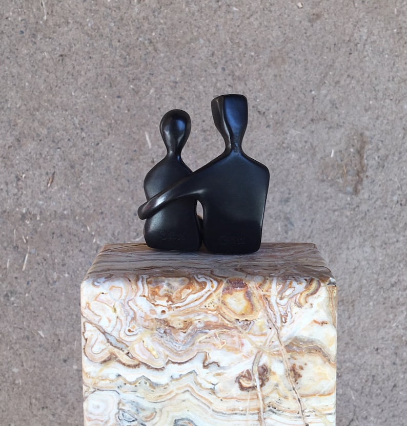 Caress Bronze Sculpture Gifts for Her Romantic Wedding Etsy