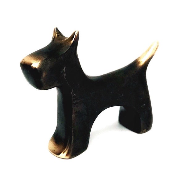 Adorable Bronze Dog | Small Bronze Sculpture | Scottie | Terrier | Cairns Terrier | Westie | Pet Loss | Memorial