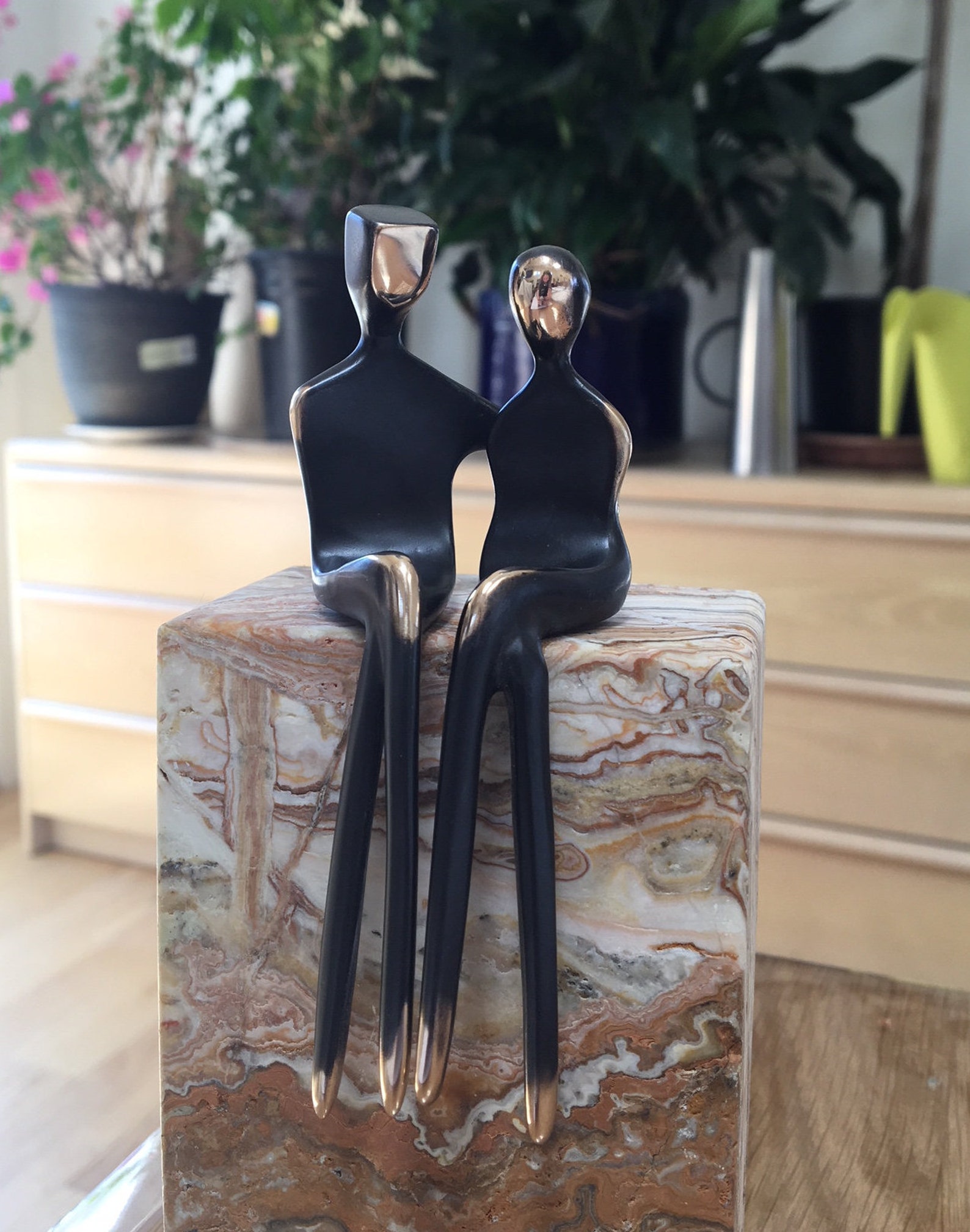 Caress Bronze Sculpture Gifts for Her Romantic Wedding Etsy