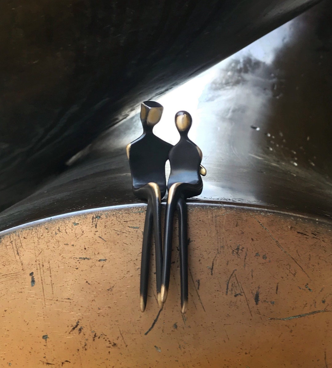 Caress Bronze Sculpture Gifts for Her Romantic Wedding or Anniversary