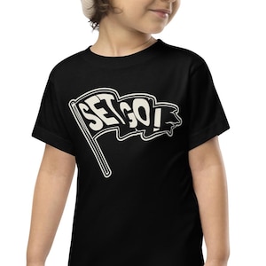 Kids Racing Flag Shirt | Retro Vintage Style Toddler Shirt | Funny Sayings Tshirt