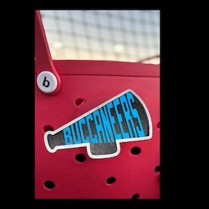 Football Bogg Bag Charm | Custom Bogg Bag Charm | School Spirit Bogg Charm | Personalized Sports Bag Tag | Personalized Bogg Bag Charm