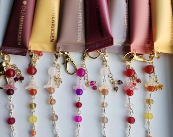 Lip balm charms/ lip balm keychains, Ole Henriksen, perfect gift