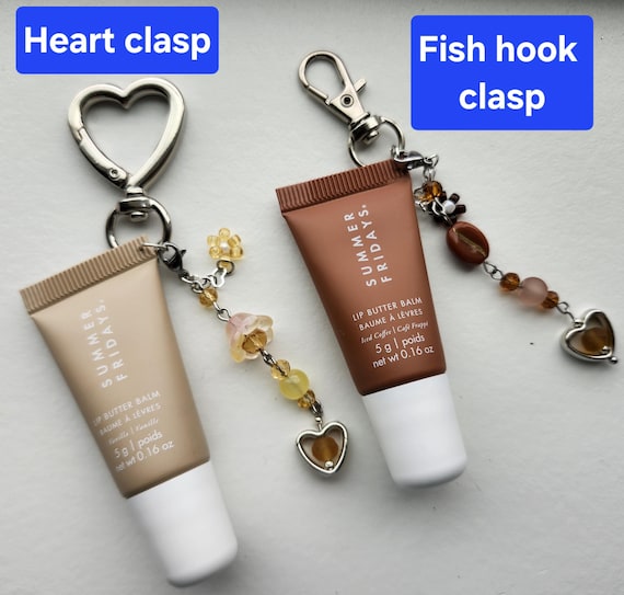 Summer Fridays MINI Lip balm charms/ lip balm keychains, perfect gift