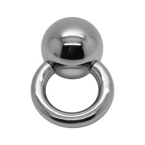 Big Ball Chunk Ring Large Gauge Body Piercing Jewellery Big Ballin Chunk Ring Piercing Piercing Prince Albert Handmade