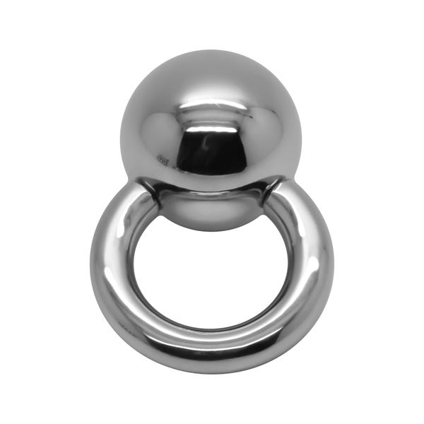 Big Ball Chunk Ring Large Gauge Body Piercing Jewellery Big Ballin Chunk Ring Piercing Piercing Prince Albert Handmade