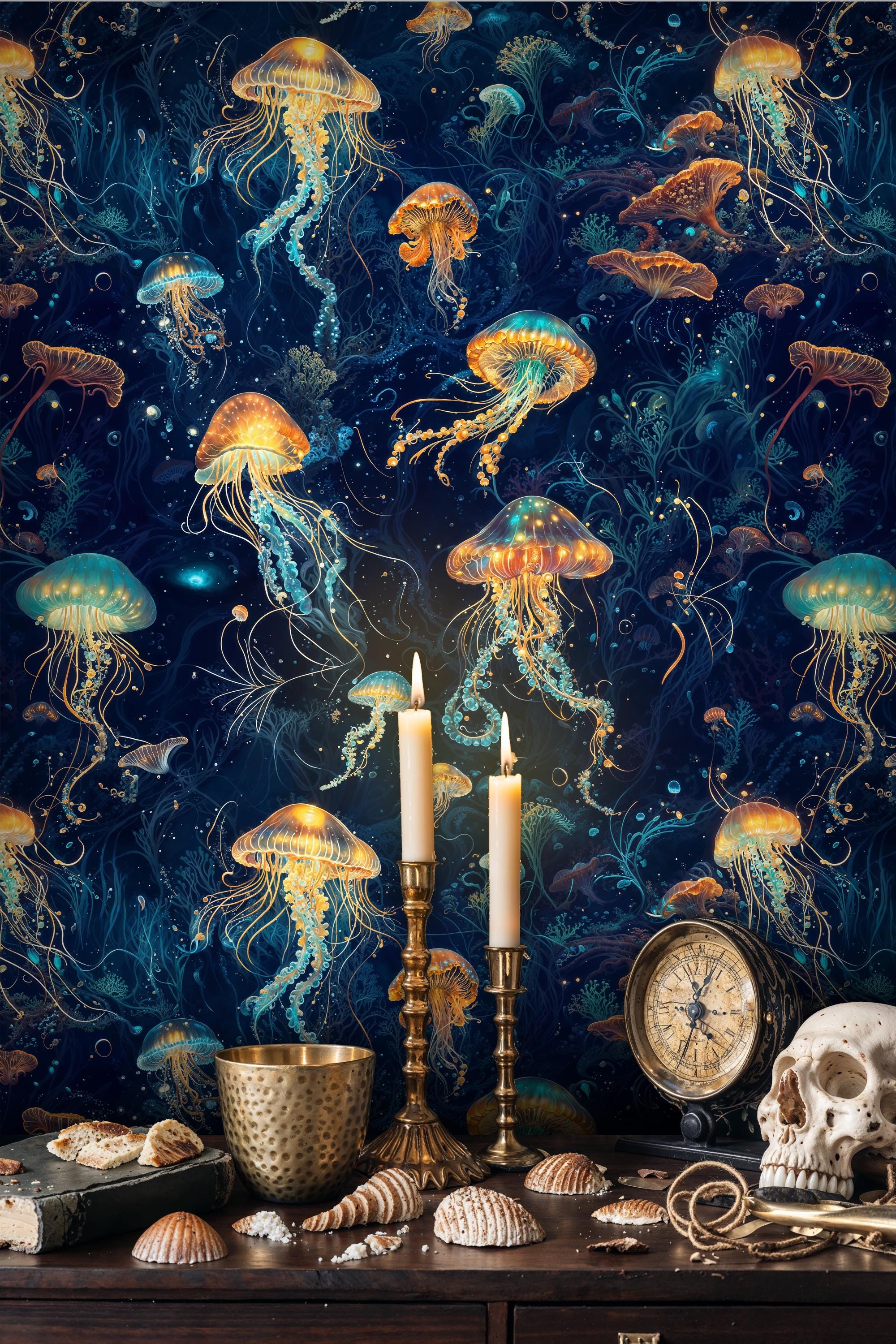Dark ocean mural - Etsy Österreich, image size:2000x3000